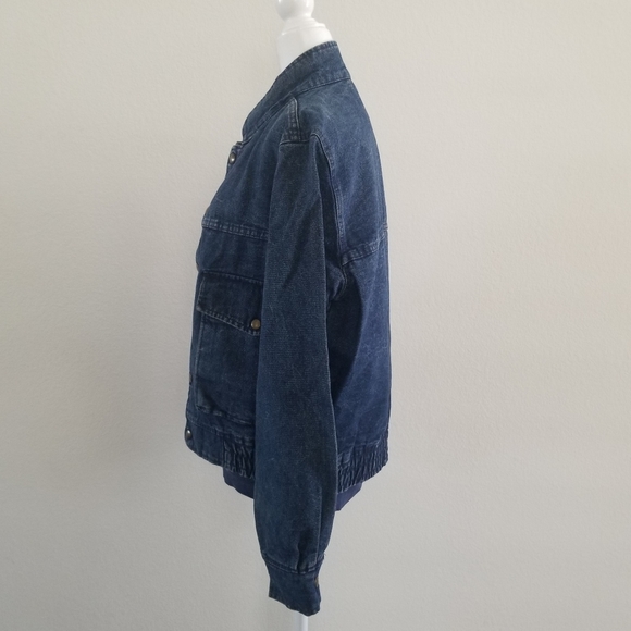 VINTAGE 80's Jeans Jacket - Picture 3 of 15